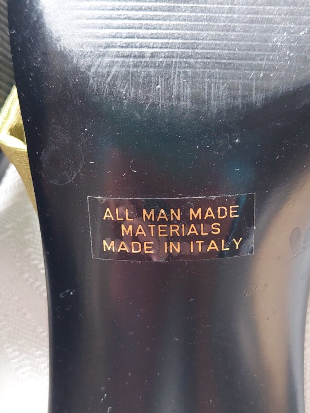 Italian Shoemakers Women's Size 10 Green Satin Mules Made In Italy - Picture 7 of 8